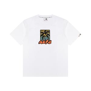 Футболка *A Bathing APE с принтом Sunset Aape, белый