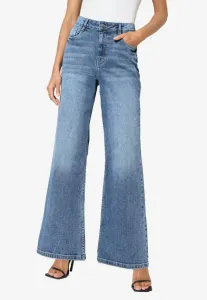 Широкие расклешенные джинсы Friends Like These, Mid Wash