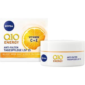 Крем для лица q10 energy anti-falten lsf15 Nivea, объем nivea q10 energy anti-falten tagespflege lsf15 50мл