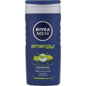 Мужской энергетический гель для душа 250мл, Nivea