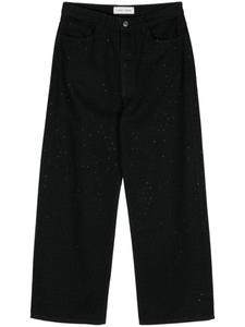 Широкие джинсы Shelly средней посадки SAMSOE SAMSOE, черный