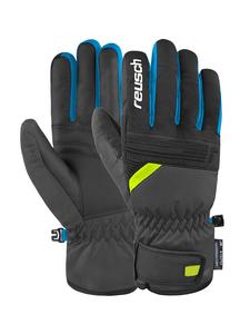 Перчатки Reusch, цвет 6682 dark granite/safety yel