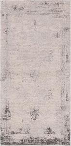 SAFAVIEH Classic Vintage Collection ковер, 72 x 143 см, Anthracite, дизайн Distressed Cotton, простой уход, идеально для помещений с высокой проходимостью: прихожая, гостиная, спальня (CLV125H)