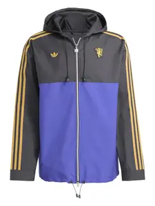 Куртка Adidas Originals Manchester United Terrace Icons, черный/синий