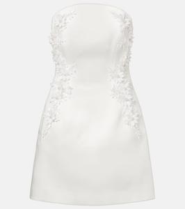 Свадебное мини-платье Xanthe с цветочной аппликацией Rebecca Vallance, Ivory