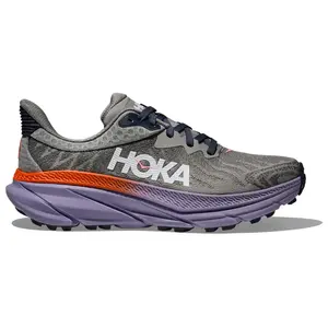 Женские кроссовки Challenger 7 для трейлраннинга HOKA, Galactic Grey/Wild Indigo