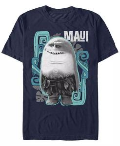 Футболка с коротким рукавом Disney Men's Moana Maui Shark Fifth Sun, синий