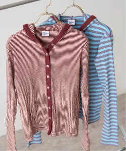 Кардиган с капюшоном JOURNAL STANDARD в рубчик, цвет Pink