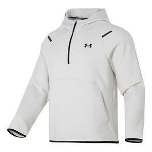 Толстовка logo unstoppable fleece zip hoodie 'white' Under Armour, белый