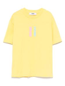 Футболка детская MSGM джерси MSGM Kids, желтый