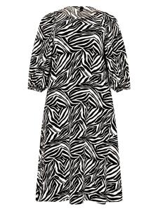 Платье макси YOEK Dress, черный/белый