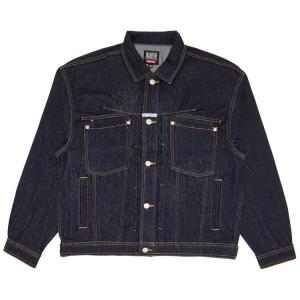 Джинсовая куртка Supreme x Martithé + François Girbaud X-Seam Denim Trucker Jacket 'Rigid Indigo'