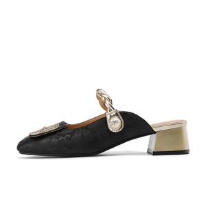 Мюли женские с закрытым носком женские Daphne, зеленый