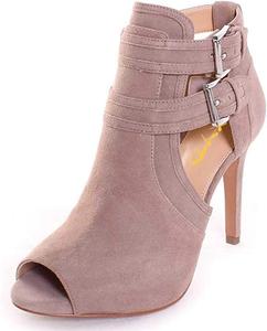 Женские сандалии-ботильоны XYD с открытым носком, двойной пряжкой, шпилькой, стильными вырезами для мероприятий и вечеринок, Pink