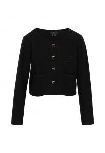 Вязаный кардиган faina, черный