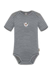 Боди Baby Merino с короткими рукавами «Тауранга» Normani, цвет Grau Gestreift