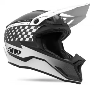 Внедорожный шлем Altitude 2.0 Carbon Fiber Speedsta 509, черный/белый