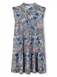 Платье с цветочным принтом Zadig & Voltaire Kids, синий