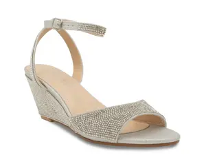 Сандалии Moxie Wedge Sandal Touch Ups By Benjamin Walk, серебряный/металлик