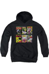 Батмен BM молодежная толстовка с капюшоном Gildan, черный