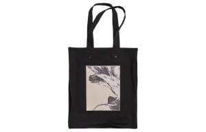 Сумка-тоут Y 3 с цветочным принтом Adidas, черный