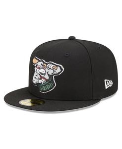 Мужская черная приталенная шляпа Arkansas Travelers Marvel x Minor League 59FIFTY New Era