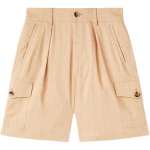 Повседневные шорты женские Ginseng Is светло-желтого цвета Loro Piana