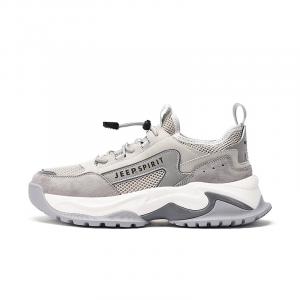 Кроссовки JEEP SPIRIT Chunky Sneakers Men Low-top Gray, цвет Moon Dust Gray