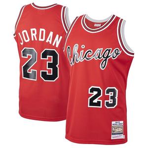 Мужская аутентичная майка для новичков Mitchell & Ness Michael Jordan Red Chicago Bulls 1984-85 гг., цвет Bul Red