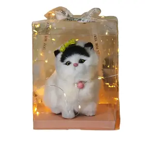 Плюшевая кукла kitten can meow 'kitten' высотой 16см Dolls and bears dance, черный