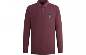 AE FW23 поло для мужчин бордовый ARMANI EXCHANGE, бордовый