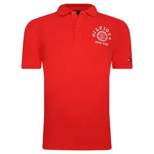 Рубашка поло стандартного кроя Tommy Hilfiger, красный