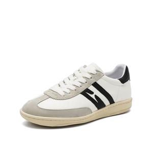 Женские кожаные удобные износостойкие легкие низкие кроссовки для скейтбординга ELLE, черные