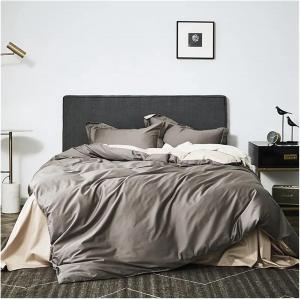 Generic Комплект постельного белья молодежный однотонный из длинноволокнистого хлопка