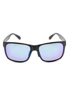 Солнцезащитные очки Red Sands в квадратной оправе Maui Jim, черный