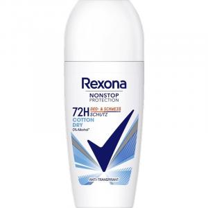 Дезодорант Nonstop Protection Шариковый Хлопок Сухой Rexona, 50 ml