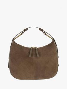 Шарли замшевая сумка через плечо Apatchy London, Mushroom