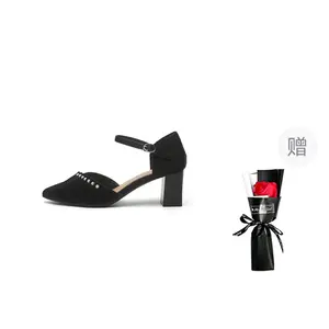 Туфли на высоком каблуке 6 см женские DAPHNE, Black