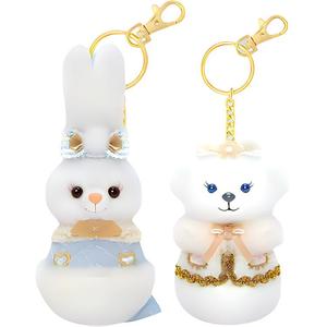 Кукла на кольце для ключей Winter Day Snowman StellaLou ShellieMay плюшевый кулон 9 см высота Shanghai Disney