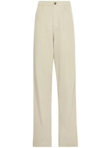 JW Anderson прямые брюки, серый