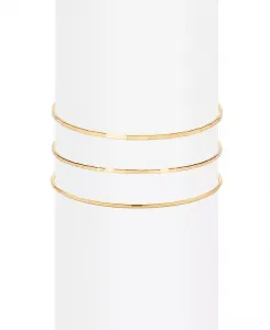 Комплект браслетов, 3 предмета Brook & York, gold-plated