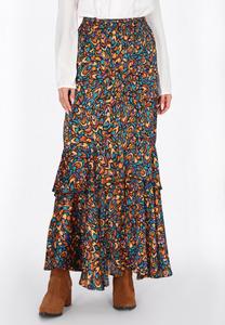 Юбка IZIA Maxi skirt, Green Multicolor/Green