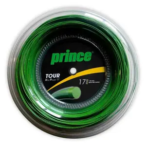 Теннисная струна Tour XP 17 дюймов, 1,25 мм, 200 м Prince, зеленый