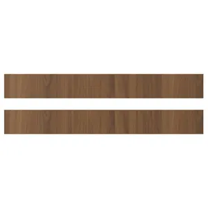 Фронтальная панель ящика, под коричневый орех, 80x10 см, TISTORP IKEA