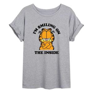 Струящаяся футболка Junior's Garfield Smiling Licensed Character