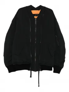 Бомбер с молниями Isabel Benenato, черный