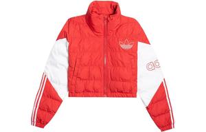 Женская стеганая куртка Adidas Originals, цвет Red