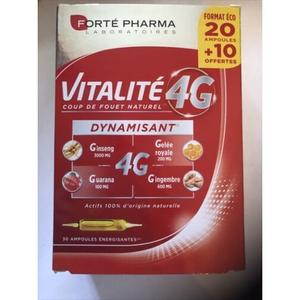 Vitalité 4G 30 лампочек Forté Pharma
