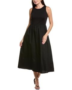 Платье миди Anne Klein Harmony, черный