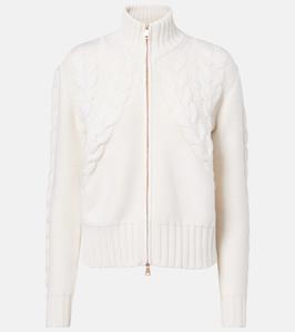 Куртка Мейбл из шерсти и кашемира Max Mara, Bianco